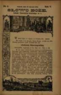 Słowo Boże: dodatek do Przewodnika Katolickiego R.5. 1902 Nr.4