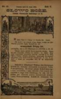 Słowo Boże: dodatek do Przewodnika Katolickiego R.5. 1902 Nr.21