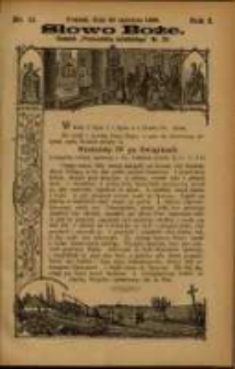 Słowo Boże: dodatek do Przewodnika Katolickiego R.1. 1898 Nr.13