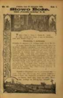 Słowo Boże: dodatek do Przewodnika Katolickiego R.1. 1898 Nr.35