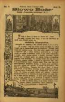 Słowo Boże: dodatek do Przewodnika Katolickiego R.2. 1899 Nr.5