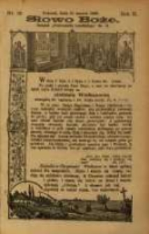 Słowo Boże: dodatek do Przewodnika Katolickiego R.2. 1899 Nr.13