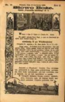 Słowo Boże: dodatek do Przewodnika Katolickiego R.2. 1899 Nr.15