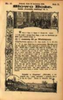 Słowo Boże: dodatek do Przewodnika Katolickiego R.2. 1899 Nr.16