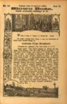 Słowo Boże: dodatek do Przewodnika Katolickiego R.2. 1899 Nr.24