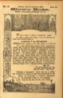 Słowo Boże: dodatek do Przewodnika Katolickiego R.2. 1899 Nr.25