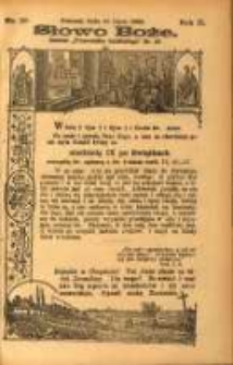 Słowo Boże: dodatek do Przewodnika Katolickiego R.2. 1899 Nr.29
