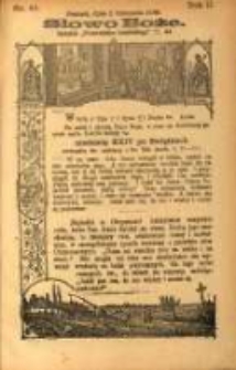 Słowo Boże: dodatek do Przewodnika Katolickiego R.2. 1899 Nr.44