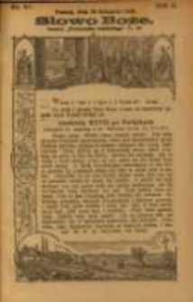Słowo Boże: dodatek do Przewodnika Katolickiego R.2. 1899 Nr.47