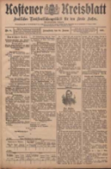 Kostener Kreisblatt: amtliches Veröffentlichungsblatt für den Kreis Kosten 1908.01.25 Jg.43 Nr11