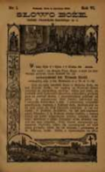 Słowo Boże: dodatek do Przewodnika Katolickiego R.6. 1903 Nr.1