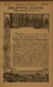 Słowo Boże: dodatek do Przewodnika Katolickiego R.6. 1903 Nr.2