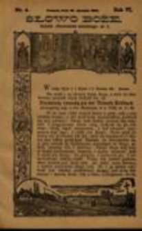 Słowo Boże: dodatek do Przewodnika Katolickiego R.6. 1903 Nr.4
