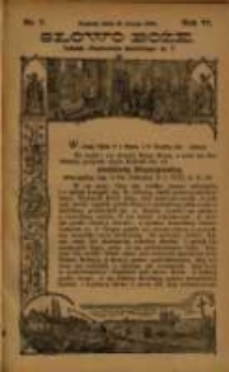 Słowo Boże: dodatek do Przewodnika Katolickiego R.6. 1903 Nr.7