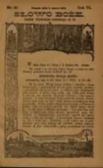 Słowo Boże: dodatek do Przewodnika Katolickiego R.6. 1903 Nr.10