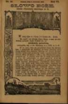 Słowo Boże: dodatek do Przewodnika Katolickiego R.6. 1903 Nr.14