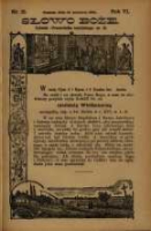 Słowo Boże: dodatek do Przewodnika Katolickiego R.6. 1903 Nr.15