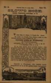 Słowo Boże: dodatek do Przewodnika Katolickiego R.6. 1903 Nr.21