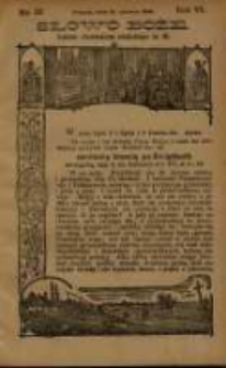 Słowo Boże: dodatek do Przewodnika Katolickiego R.6. 1903 Nr.25