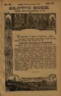 Słowo Boże: dodatek do Przewodnika Katolickiego R.6. 1903 Nr.35
