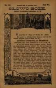 Słowo Boże: dodatek do Przewodnika Katolickiego R.6. 1903 Nr.36