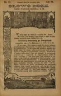 Słowo Boże: dodatek do Przewodnika Katolickiego R.6. 1903 Nr.38