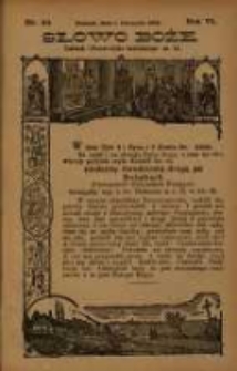 Słowo Boże: dodatek do Przewodnika Katolickiego R.6. 1903 Nr.44