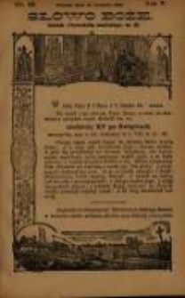 Słowo Boże: dodatek do Przewodnika Katolickiego R.5. 1902 Nr.35