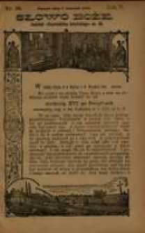 Słowo Boże: dodatek do Przewodnika Katolickiego R.5. 1902 Nr.36