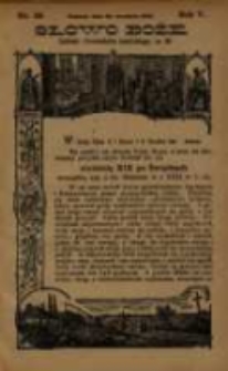 Słowo Boże: dodatek do Przewodnika Katolickiego R.5. 1902 Nr.39