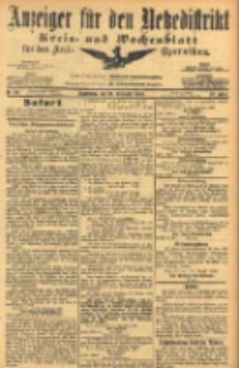 Anzeiger für den Netzedistrikt Kreis- und Wochenblatt für den Kreis Czarnikau 1905.09.21 Jg.53 Nr111