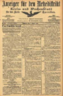 Anzeiger für den Netzedistrikt Kreis- und Wochenblatt für den Kreis Czarnikau 1905.10.07 Jg.53 Nr117
