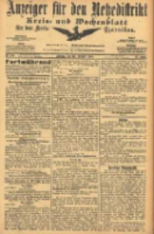 Anzeiger für den Netzedistrikt Kreis- und Wochenblatt für den Kreis Czarnikau 1905.10.10 Jg.53 Nr118