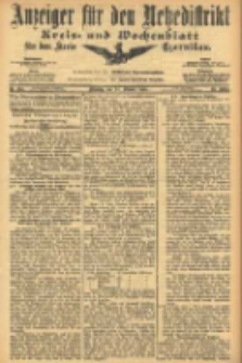Anzeiger für den Netzedistrikt Kreis- und Wochenblatt für den Kreis Czarnikau 1905.10.24 Jg.53 Nr124