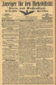 Anzeiger f&uuml;r den Netzedistrikt Kreis- und Wochenblatt f&uuml;r den Kreis Czarnikau 1905.10.31 Jg.53 Nr127