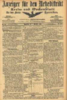Anzeiger für den Netzedistrikt Kreis- und Wochenblatt für den Kreis Czarnikau 1905.11.02 Jg.53 Nr128