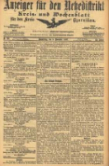 Anzeiger f&uuml;r den Netzedistrikt Kreis- und Wochenblatt f&uuml;r den Kreis Czarnikau 1905.11.09 Jg.53 Nr131