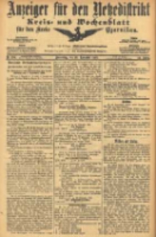 Anzeiger f&uuml;r den Netzedistrikt Kreis- und Wochenblatt f&uuml;r den Kreis Czarnikau 1905.11.16 Jg.53 Nr134