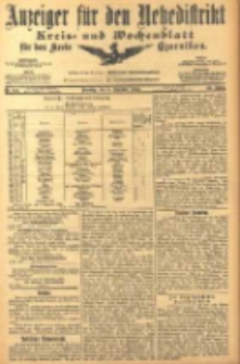 Anzeiger f&uuml;r den Netzedistrikt Kreis- und Wochenblatt f&uuml;r den Kreis Czarnikau 1905.12.05 Jg.53 Nr141