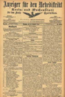Anzeiger für den Netzedistrikt Kreis- und Wochenblatt für den Kreis Czarnikau 1905.12.12 Jg.53 Nr144