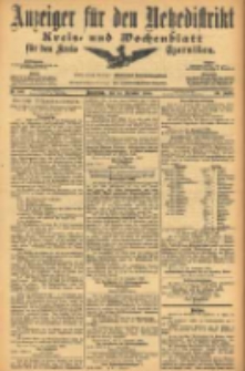 Anzeiger für den Netzedistrikt Kreis- und Wochenblatt für den Kreis Czarnikau 1905.12.14 Jg.53 Nr145