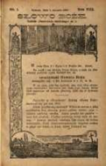 Słowo Boże: dodatek do Przewodnika Katolickiego R.8. 1905 Nr.1