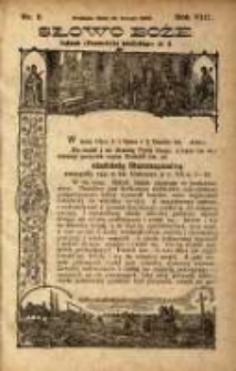 Słowo Boże: dodatek do Przewodnika Katolickiego R.8. 1905 Nr.8