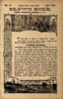 Słowo Boże: dodatek do Przewodnika Katolickiego R.8. 1905 Nr.10