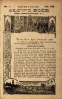 Słowo Boże: dodatek do Przewodnika Katolickiego R.8. 1905 Nr.11