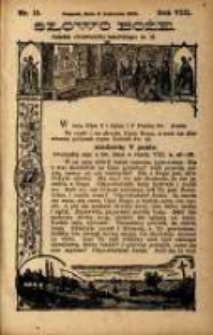 Słowo Boże: dodatek do Przewodnika Katolickiego R.8. 1905 Nr.15