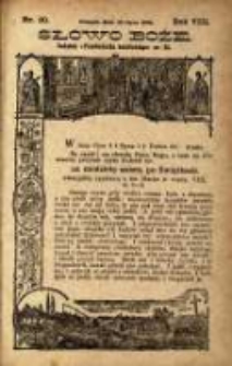 Słowo Boże: dodatek do Przewodnika Katolickiego R.8. 1905 Nr.30