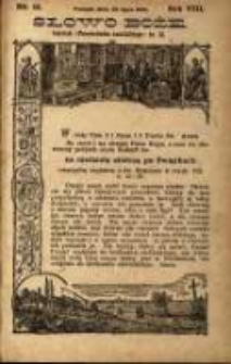 Słowo Boże: dodatek do Przewodnika Katolickiego R.8. 1905 Nr.31