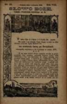 Słowo Boże: dodatek do Przewodnika Katolickiego R.8. 1905 Nr.32