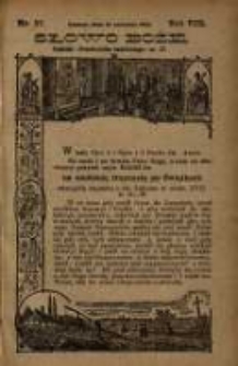 Słowo Boże: dodatek do Przewodnika Katolickiego R.8. 1905 Nr.37